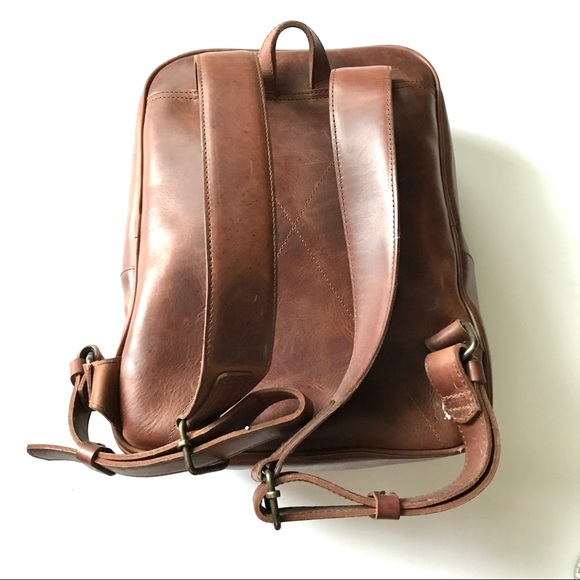 Nisolo Brown Cordoba Backpack - Picture 9 of 10